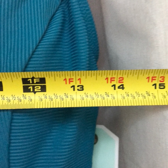 Christina Blue teal swimsuit - Picture 4 of 10